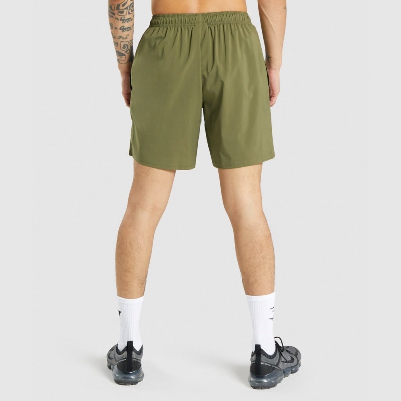 Short Gymshark Arrival Verde Oscuro | 69TLMFOZD