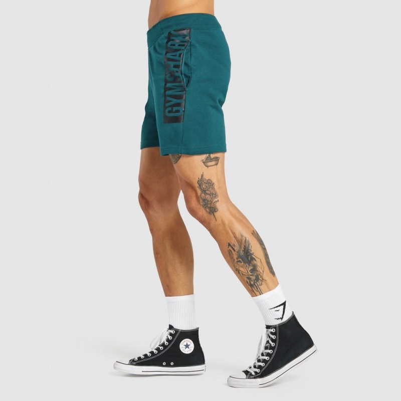 Short Gymshark Bold Teal | 73KHSRIQZ