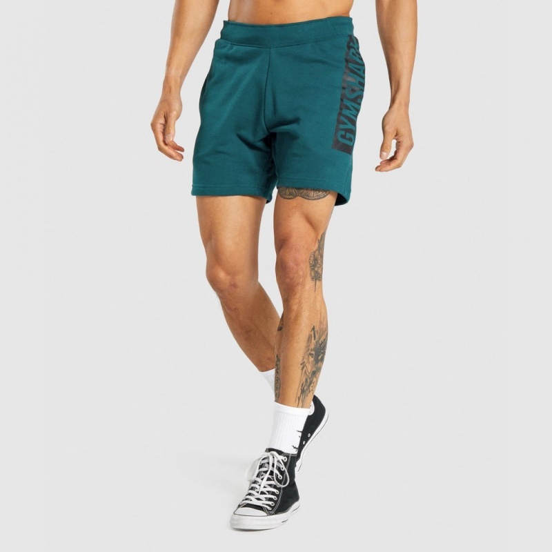 Short Gymshark Bold Teal | 73KHSRIQZ