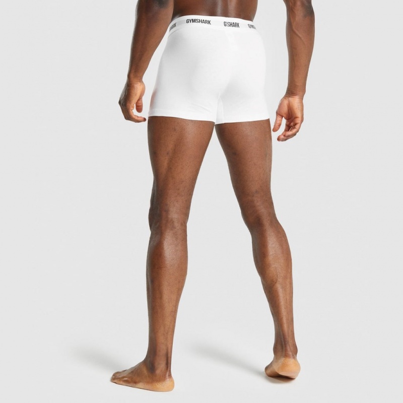Short Gymshark Boxers 2pk Blancas | 50HRAXFPN
