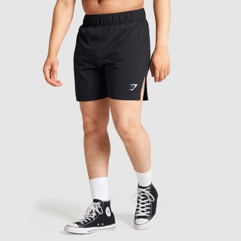 Short Gymshark Combat Striking Negras | 50BGXKIDF