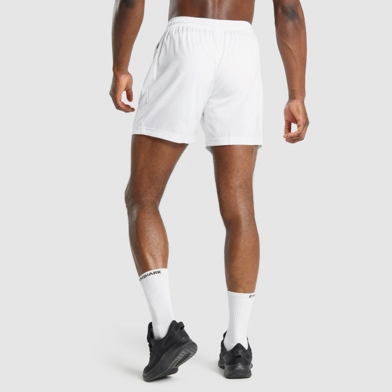 Short Gymshark Deporte Blancas | 62BQHGJDV