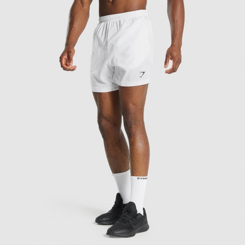 Short Gymshark Deporte Blancas | 62BQHGJDV