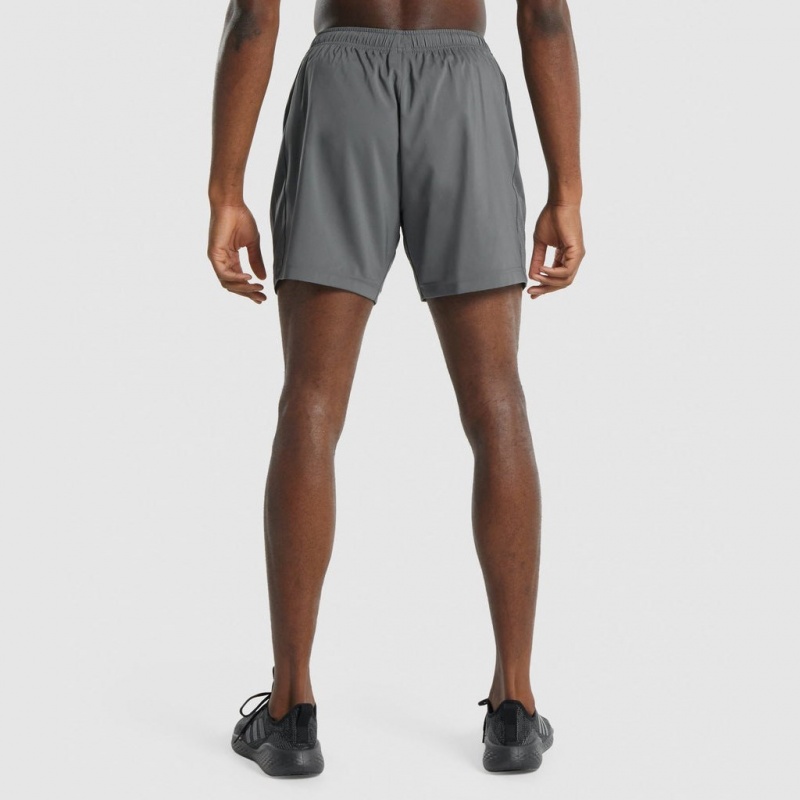 Short Gymshark Deporte Charcoal | 73QAFZLBV