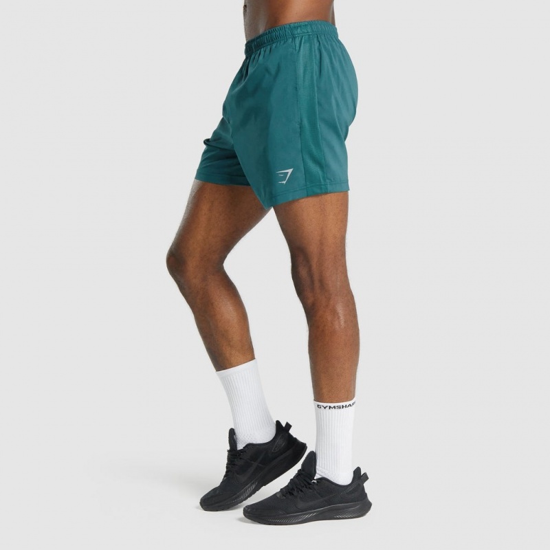 Short Gymshark Deporte Teal | 06FUDOXQM