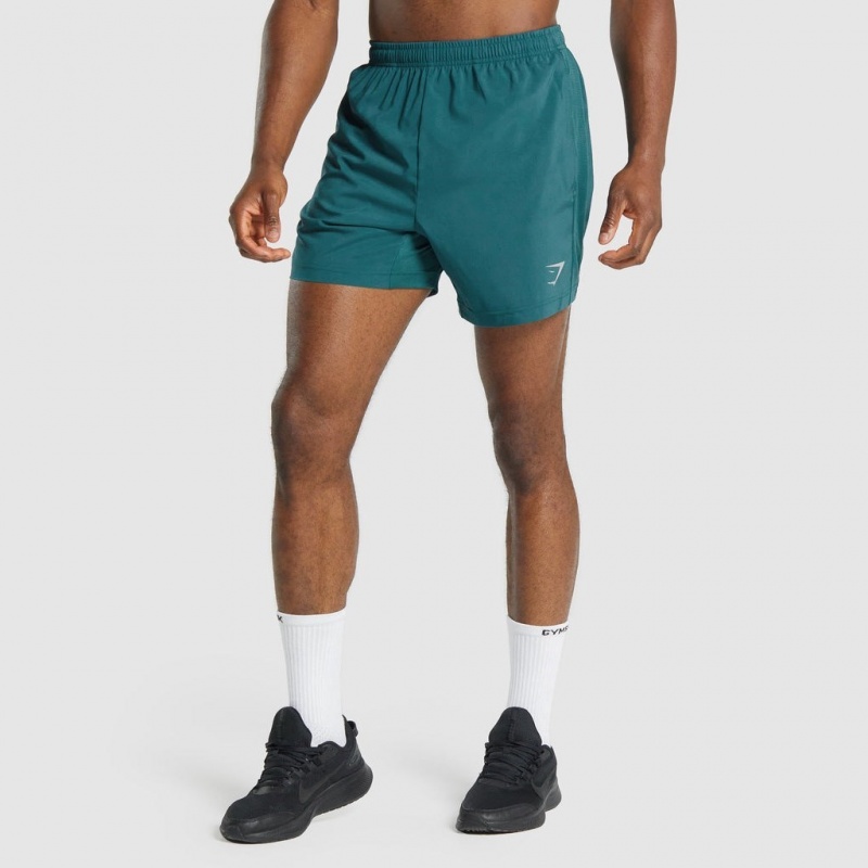 Short Gymshark Deporte Teal | 06FUDOXQM