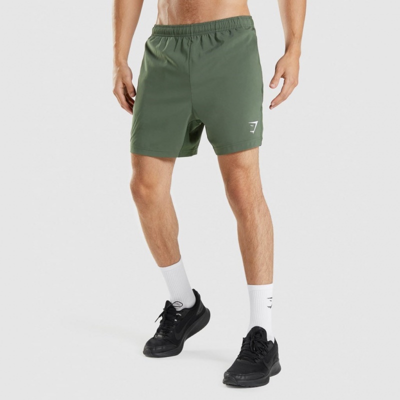 Short Gymshark Deporte Verde | 04CDYKBHV