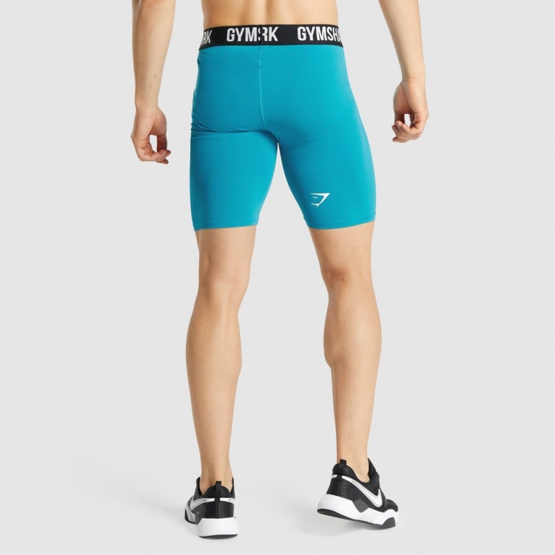 Short Gymshark Element Baselayer Azules | 20ZIBJHYT