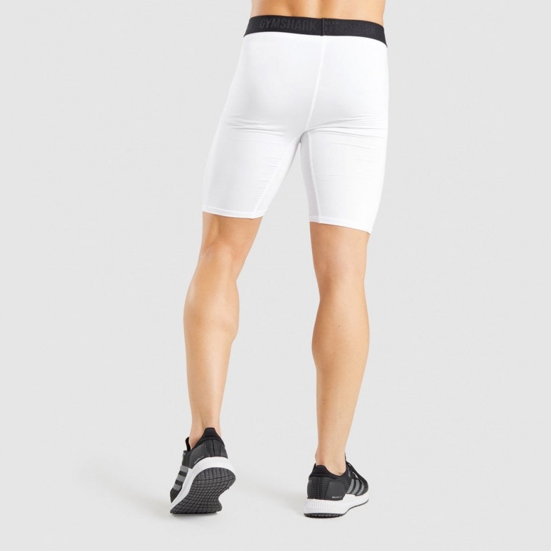 Short Gymshark Element Baselayer Blancas | 05RSHJUDE