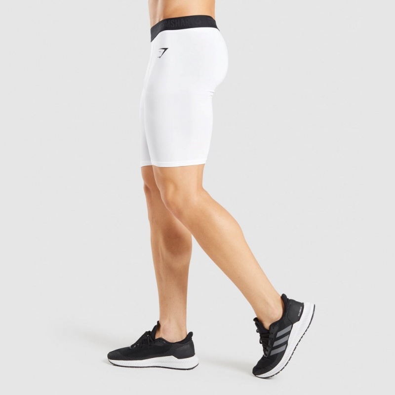 Short Gymshark Element Baselayer Blancas | 05RSHJUDE