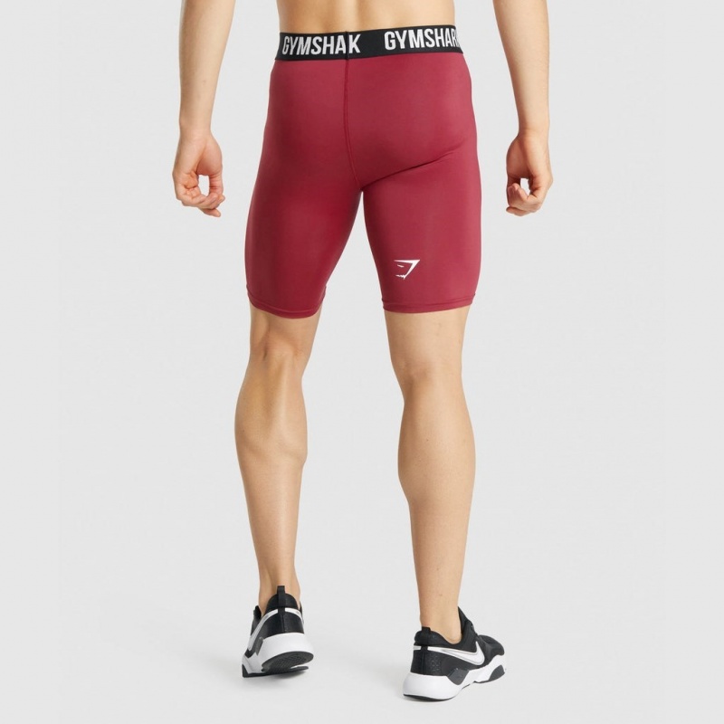 Short Gymshark Element Baselayer Burdeos | 81RWIYDKQ