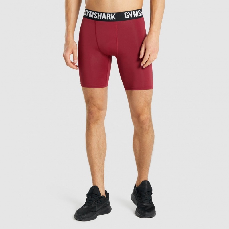 Short Gymshark Element Baselayer Burdeos | 81RWIYDKQ