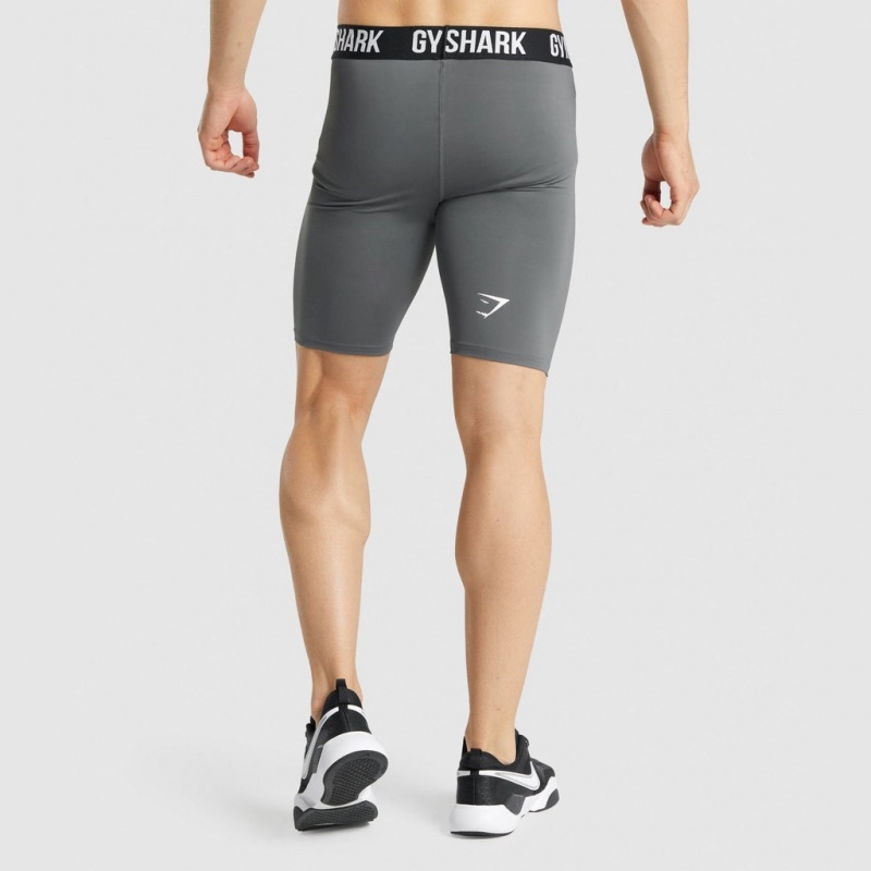 Short Gymshark Element Baselayer Charcoal | 04CWGSIPL