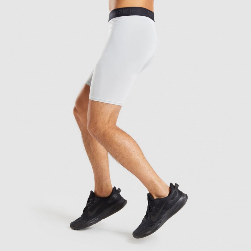 Short Gymshark Element Baselayer Gris Claro | 90LCUNQWG