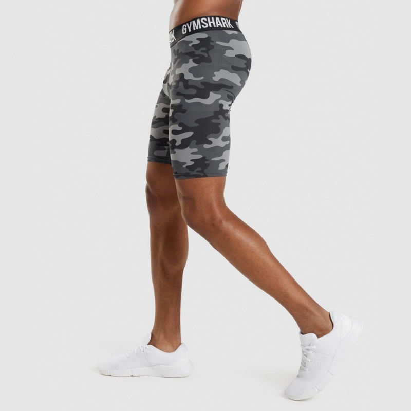 Short Gymshark Element Baselayer Gris | 14HWJKNOX