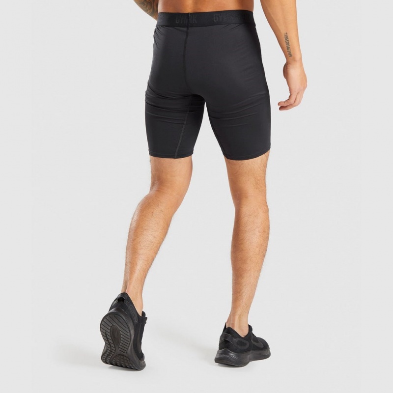 Short Gymshark Element Baselayer Negras | 91DCJIPLK
