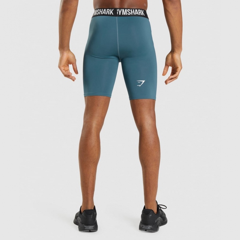 Short Gymshark Element Baselayer Tuscan Teal | 70KFPVNRO