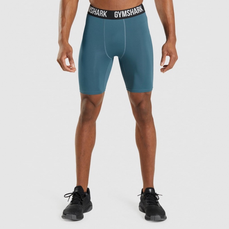 Short Gymshark Element Baselayer Tuscan Teal | 70KFPVNRO