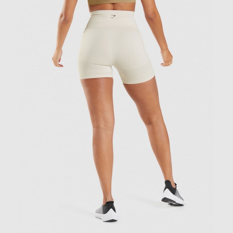 Short Gymshark Energy Seamless Blancas | 92LHSTVRU