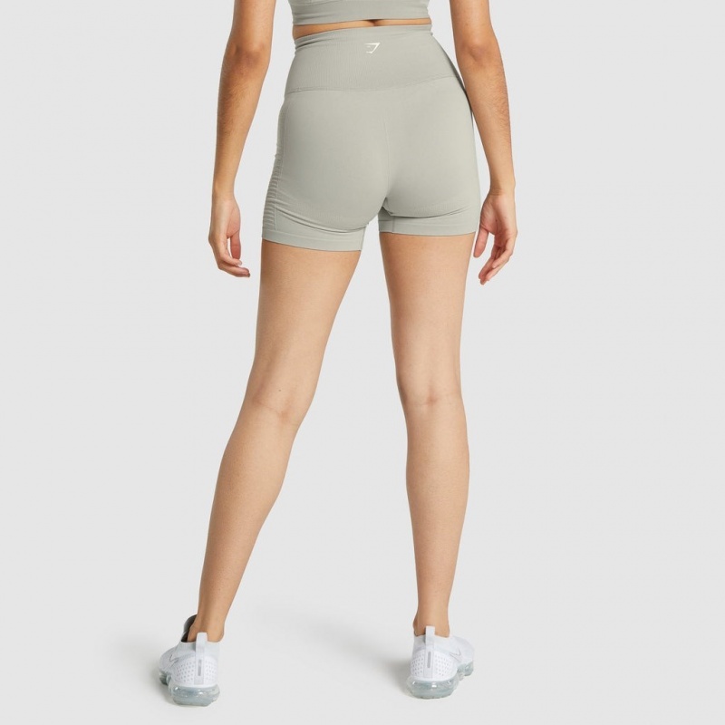 Short Gymshark Energy Seamless Gris Claro | 68JUKEBAF