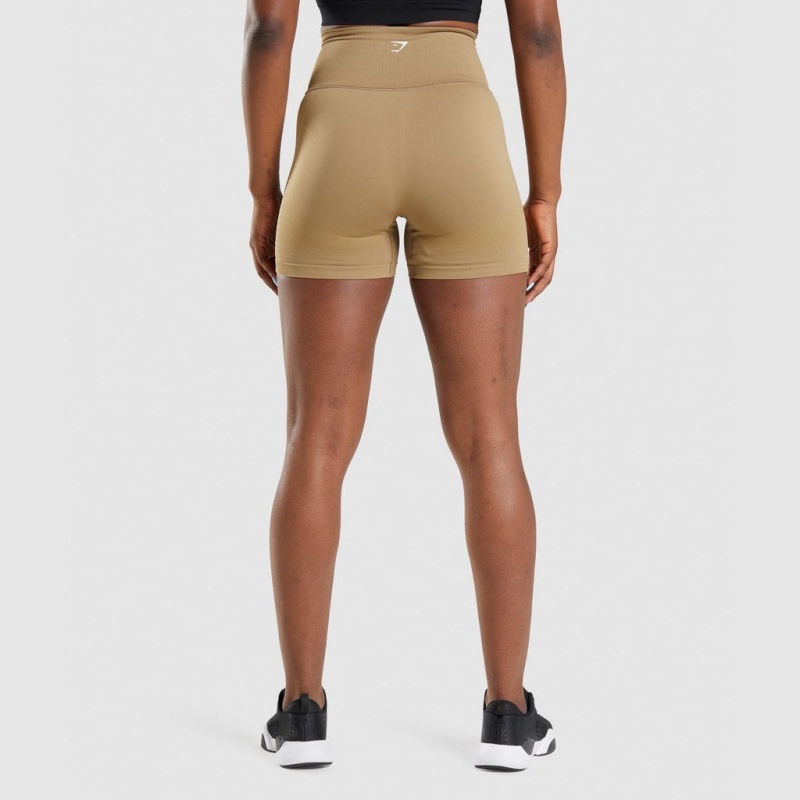 Short Gymshark Energy Seamless Marrones | 35EQKVNGC
