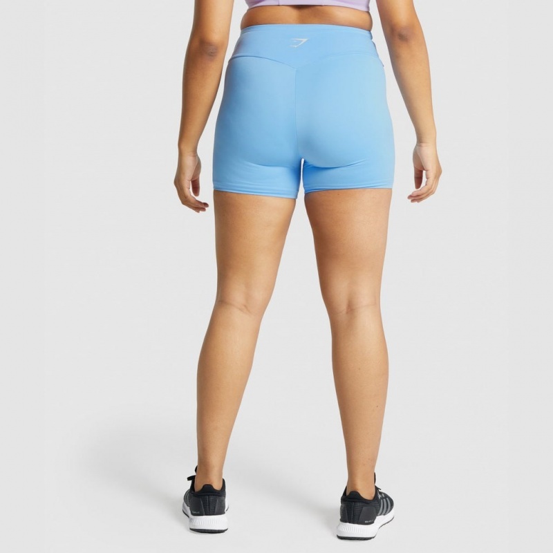 Short Gymshark Entrenamiento Azules Claro | 19ZQOGXHR