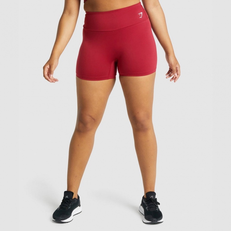 Short Gymshark Entrenamiento Burdeos | 32WREBGMF
