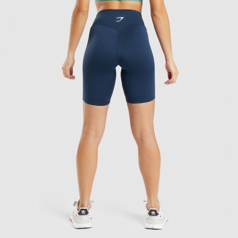 Short Gymshark Entrenamiento Cycling Azul Marino | 24OKXMPEJ
