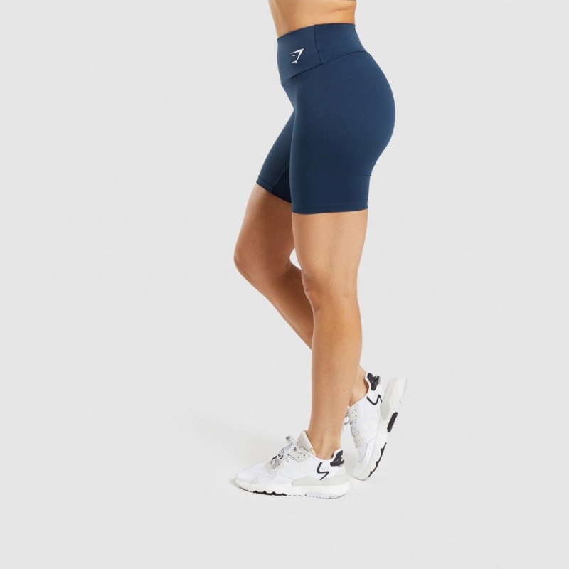 Short Gymshark Entrenamiento Cycling Azul Marino | 24OKXMPEJ