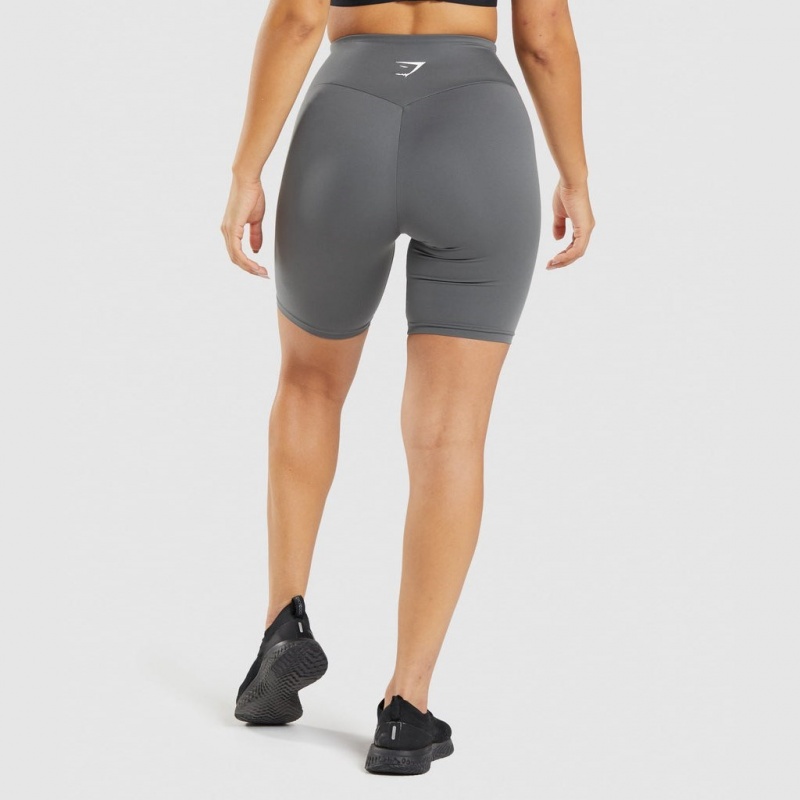 Short Gymshark Entrenamiento Cycling Gris | 72QVUZJDY