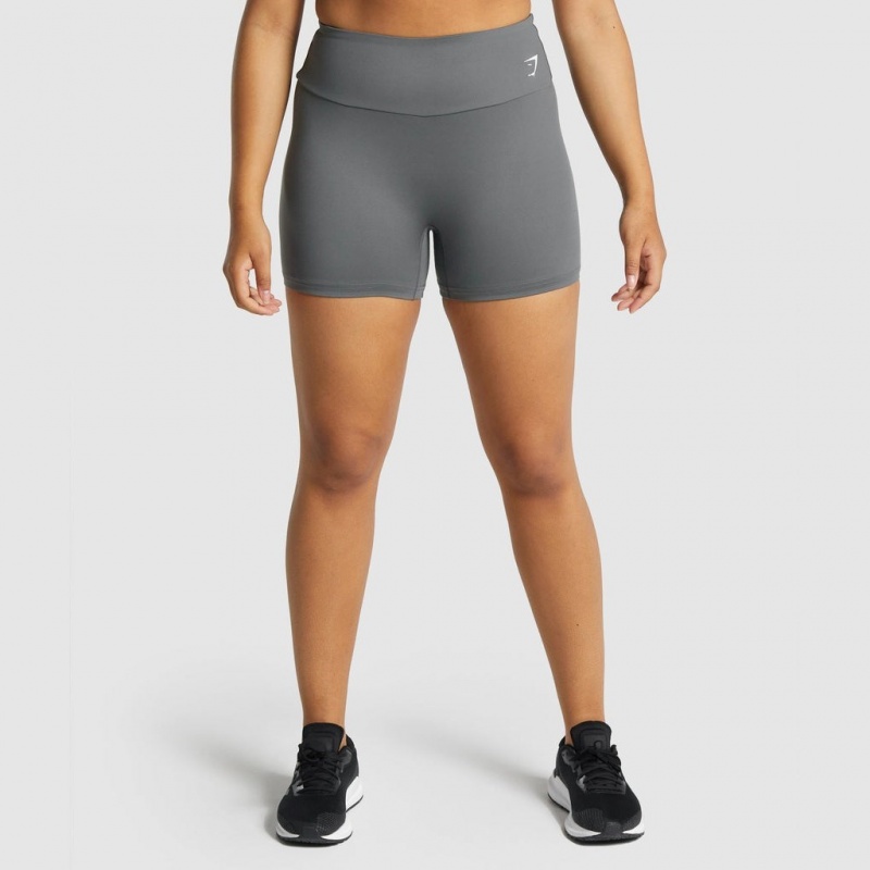 Short Gymshark Entrenamiento Gris | 17VIOLHBU