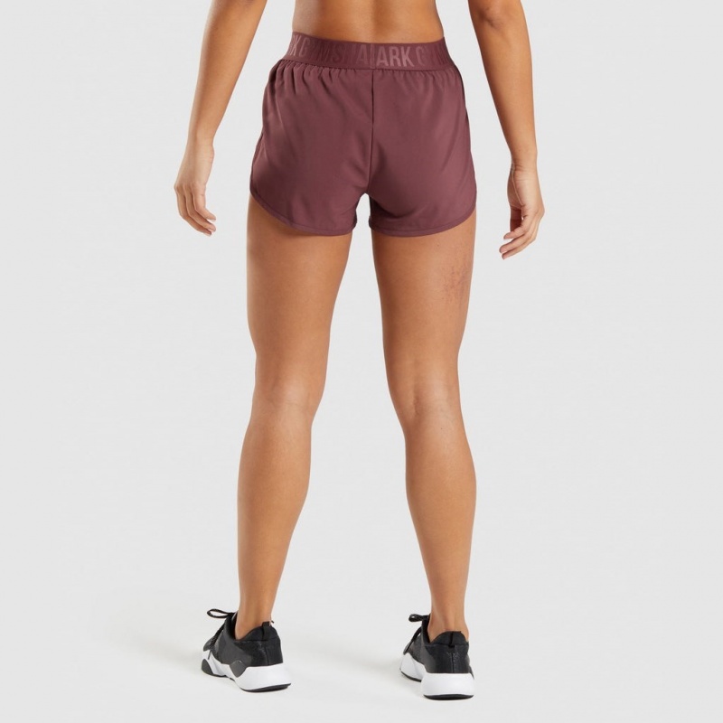 Short Gymshark Entrenamiento Loose Fit Marrones | 45XDIQRJB