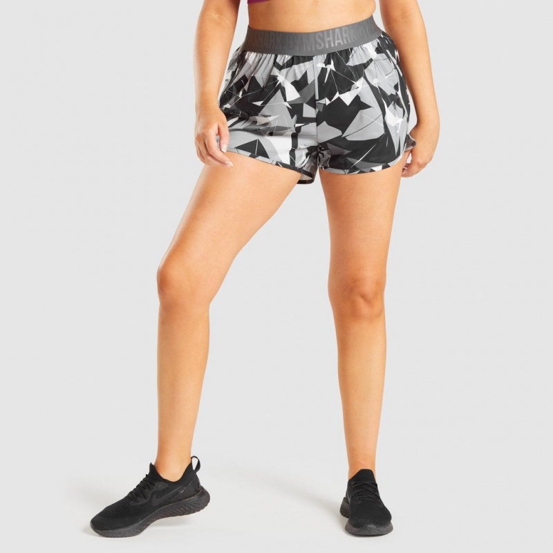 Short Gymshark Entrenamiento Loose Fit Negras | 38VNADZME