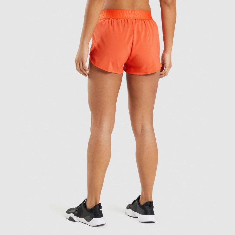 Short Gymshark Entrenamiento Loose Fit Naranjas | 35TRXMISL