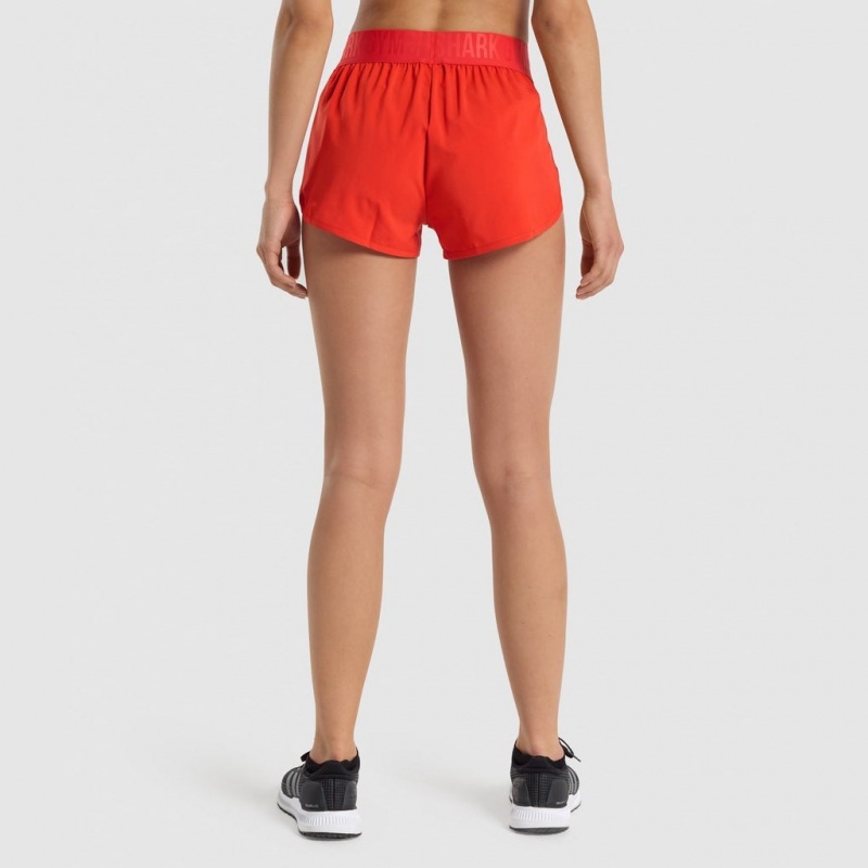Short Gymshark Entrenamiento Loose Fit Rojas | 53VNRXUDW