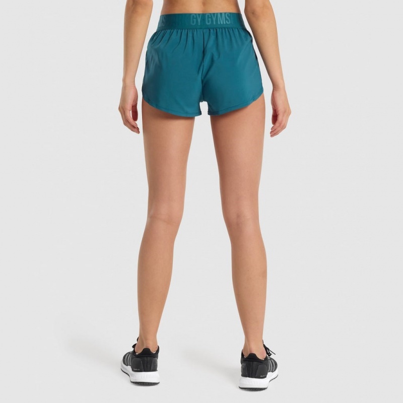 Short Gymshark Entrenamiento Loose Fit Teal | 65YXKIQBP
