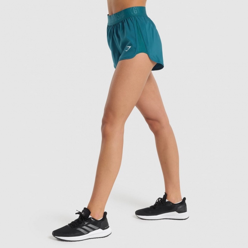 Short Gymshark Entrenamiento Loose Fit Teal | 65YXKIQBP