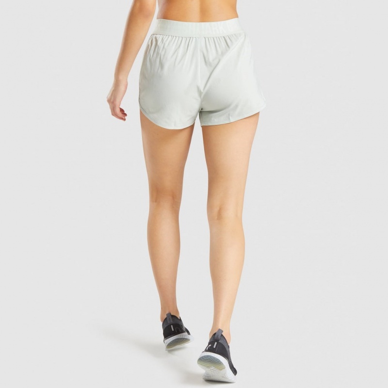 Short Gymshark Entrenamiento Loose Fit Verde Claro | 91CEKHAZU