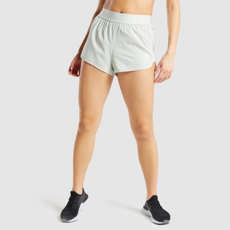 Short Gymshark Entrenamiento Loose Fit Verde Claro | 91CEKHAZU
