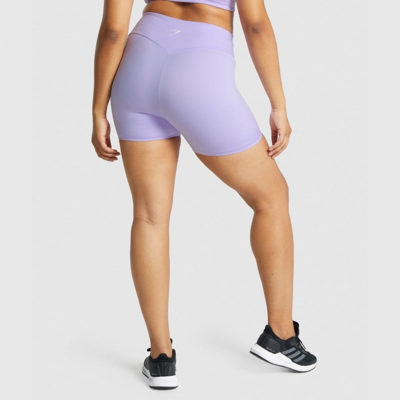Short Gymshark Entrenamiento Moradas Claro | 91SBFXKOU