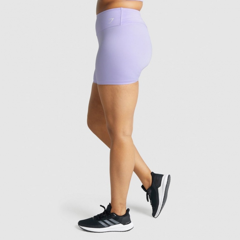 Short Gymshark Entrenamiento Moradas Claro | 91SBFXKOU