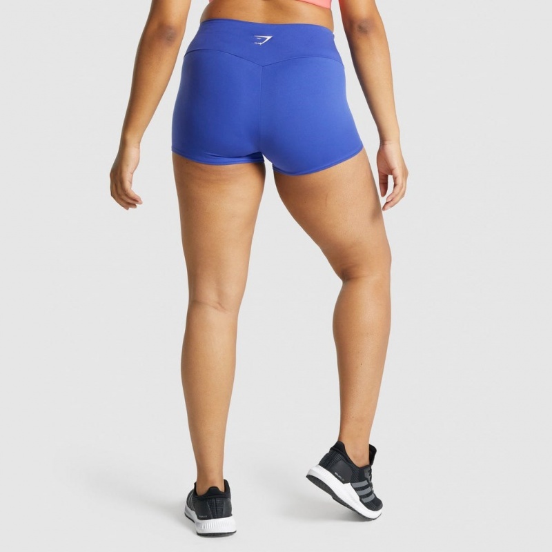 Short Gymshark Entrenamiento Quad Azules Oscuro | 19IOMTJPN