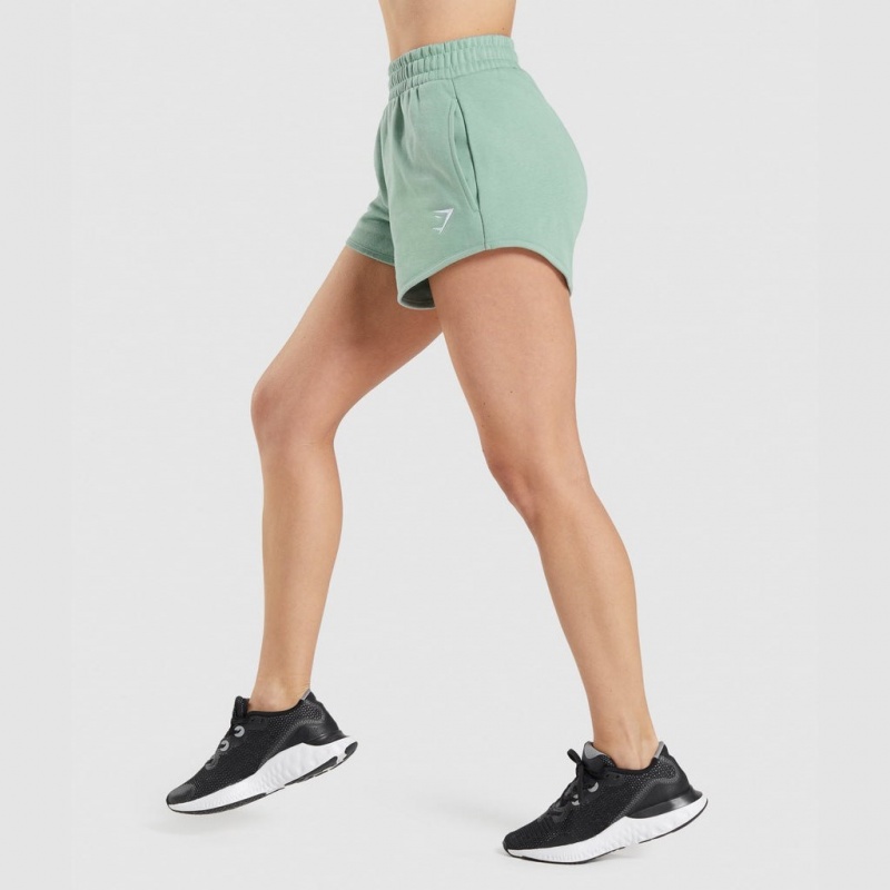 Short Gymshark Entrenamiento Sweat Azules | 43GSPQCNA