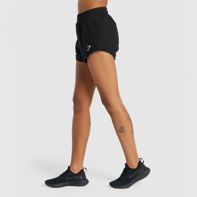 Short Gymshark Entrenamiento Sweat Negras | 16HMUXQVY