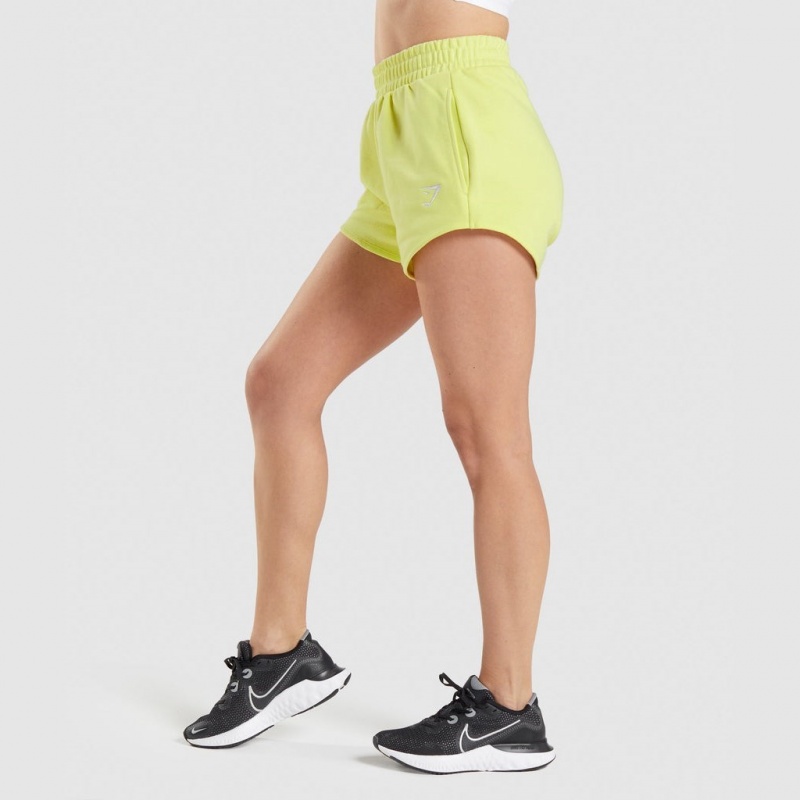 Short Gymshark Entrenamiento Sweat Verde | 73EQWFCBR