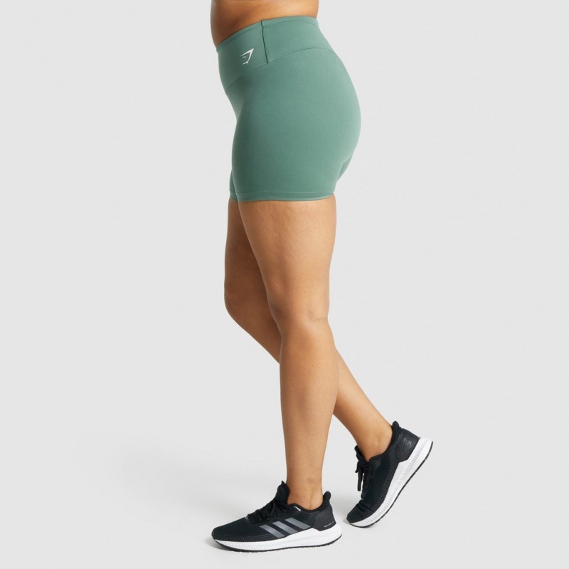Short Gymshark Entrenamiento Verde | 80TJEPAGM