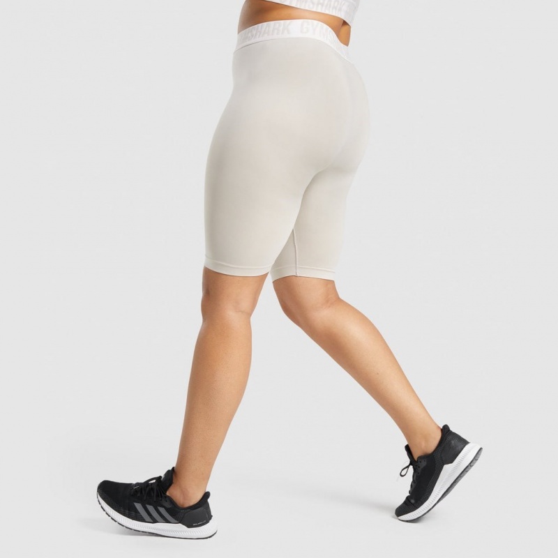 Short Gymshark Fit Seamless Cycling Gris | 52GWFSOYP
