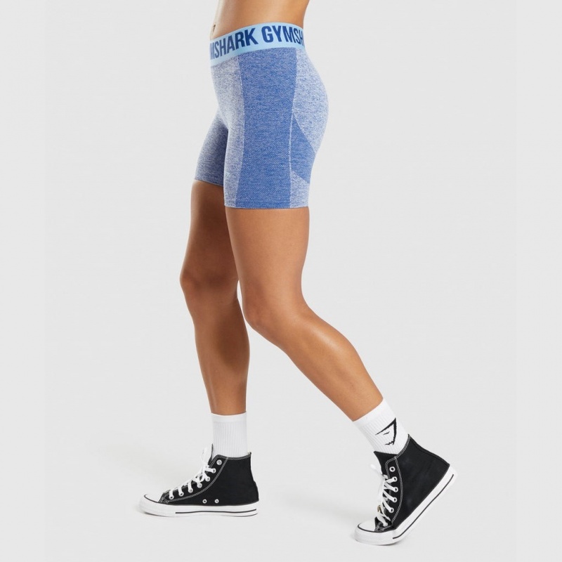 Short Gymshark Flex Azules | 56YLMERID