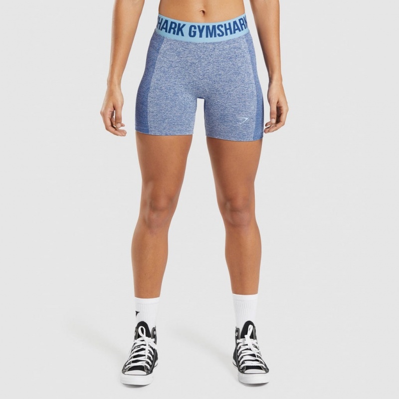 Short Gymshark Flex Azules | 56YLMERID
