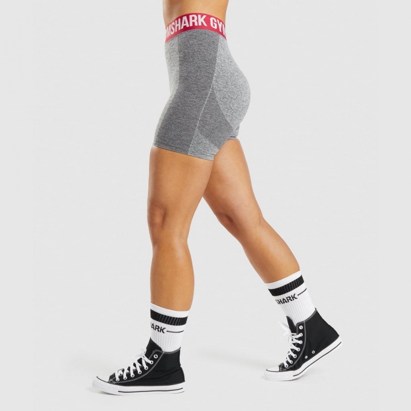Short Gymshark Flex Charcoal Marl | 08TBSPRGE